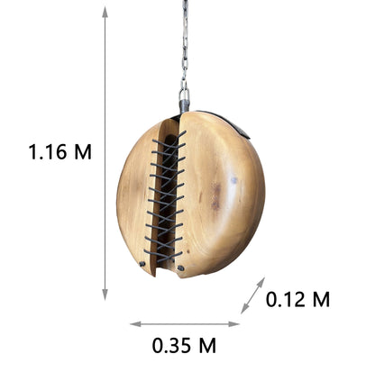 LAMPARA CIRCULAR CANELA