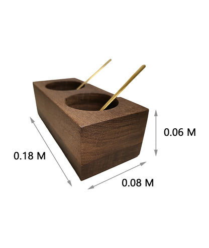 SALSERO DE MADERA DOBLE